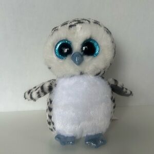 TY BEANIE BOOS - LUCY the 16" SNOW OWL EUC